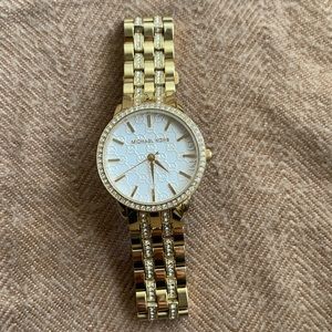 Michael Kors Gold Link Watch.